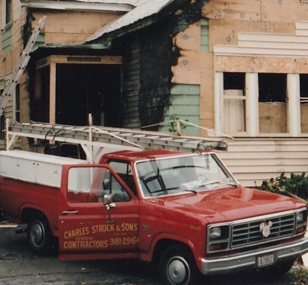 Historical photo of the Red Struck and Sons Truck