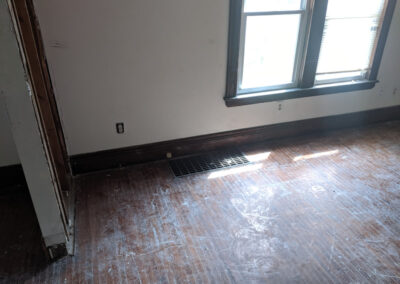 Decker Property Severely Damaged Floor Restoration
