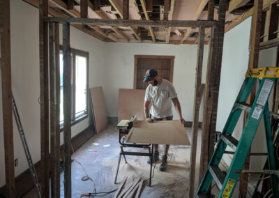 Decker Property Restoration in process