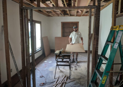 Decker Property Restoration in process